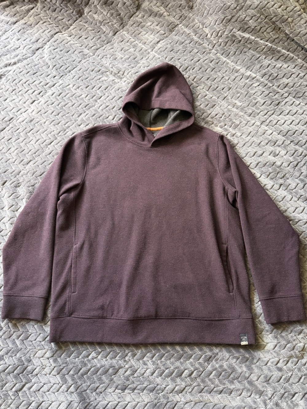 Men's JACHS NY Hooded Pullover Sweatshirt - Dark Plum